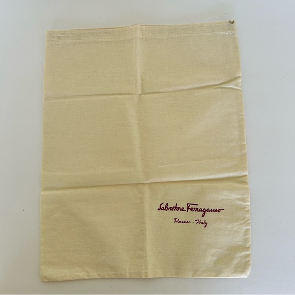 FERRAGAMO COTTON SHOE DUST BAG NWOT - Picture 1 of 4